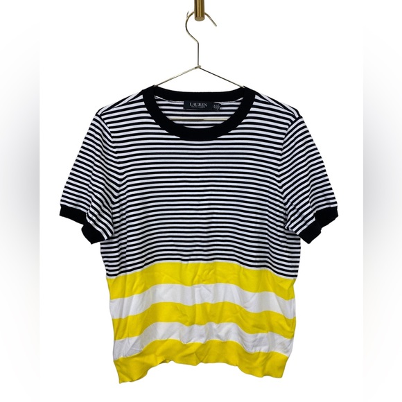 Ralph Lauren Black Label NWOT short sleeved women’s sweater size XL - Picture 4 of 9